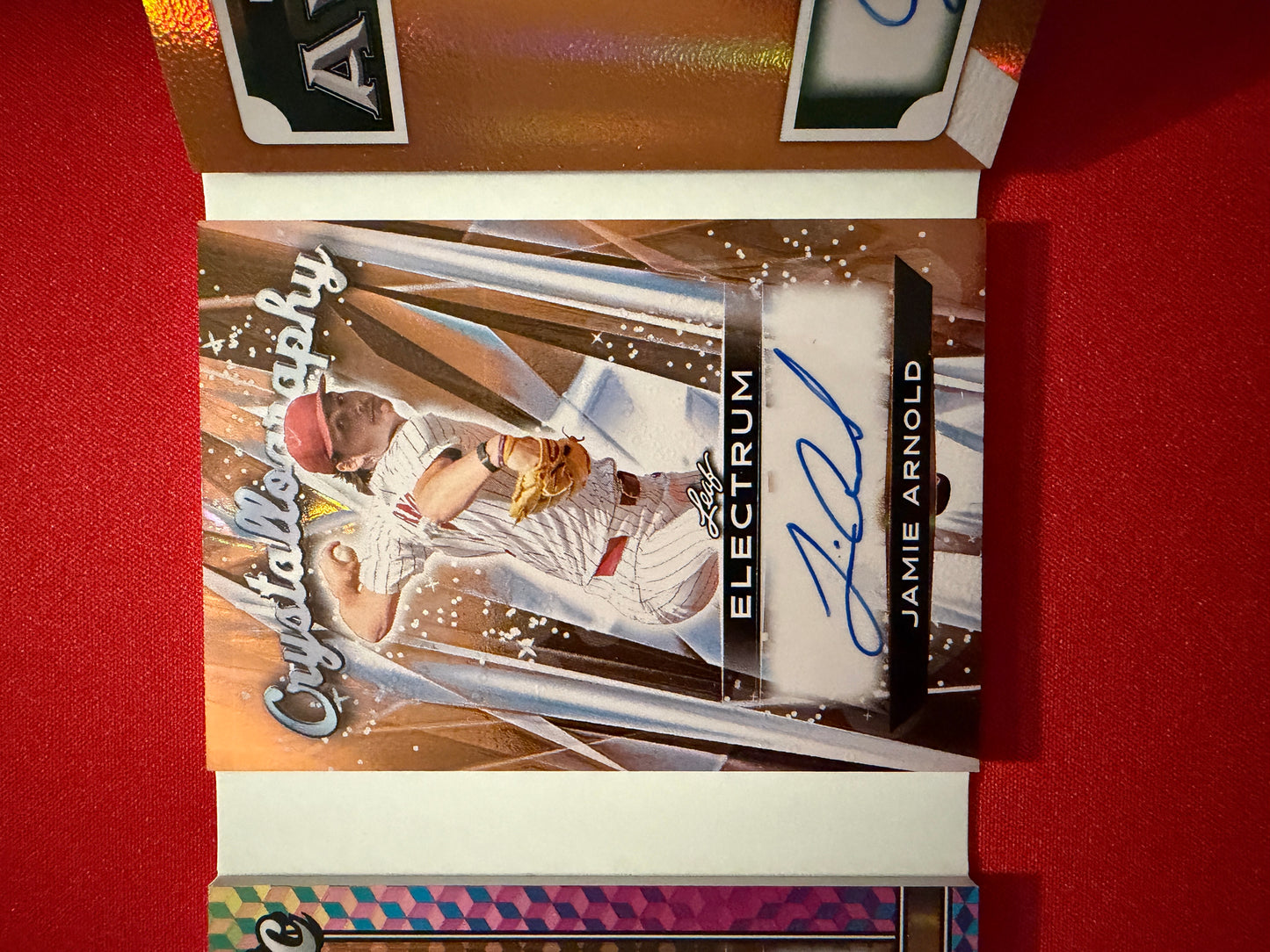 Kade Anderson / Seth Hernandez / Arnold / Doyle 2026 Leaf Electrum Collection 4 Auto Booklet