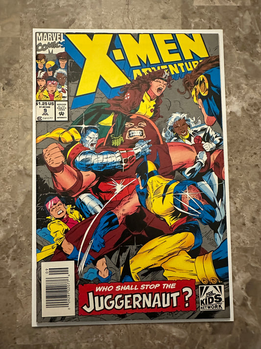 X-Men Adventures #9 Newsstand NM- 9.2 (Marvel Comics 1993) - High Grade