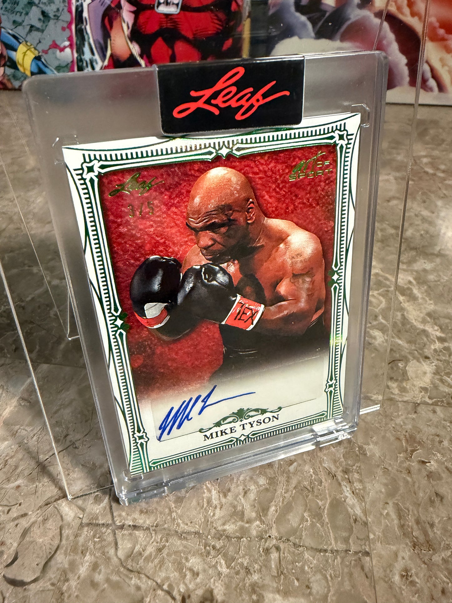 2026 Leaf Art of Sport Base Auto Mike Tyson & Sugar Ray Leonard