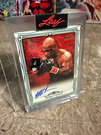 2026 Leaf Art of Sport Base Auto Mike Tyson & Sugar Ray Leonard