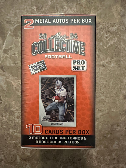 2024 Leaf Collective Football Blaster Box - 2 Autos - Shadeur Sanders