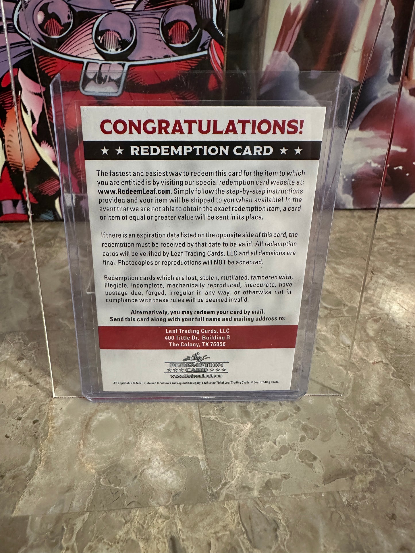 Bryce Underwood 2025 Leaf Trinity Metal PATCH AUTO Redemption Michigan QB