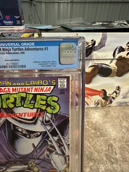 Teenage Mutant Ninja Turtles Adventures #1 Newsstand CGC 9.4 (1989) - New Case