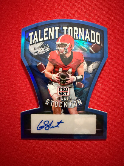 2026 Leaf Pro Set Gunner Stockton Talent Tornado Auto Blue /5