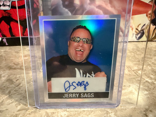 Jerry Sags 2026 Leaf Metal Ring Kings 1948 Auto Platinum /8