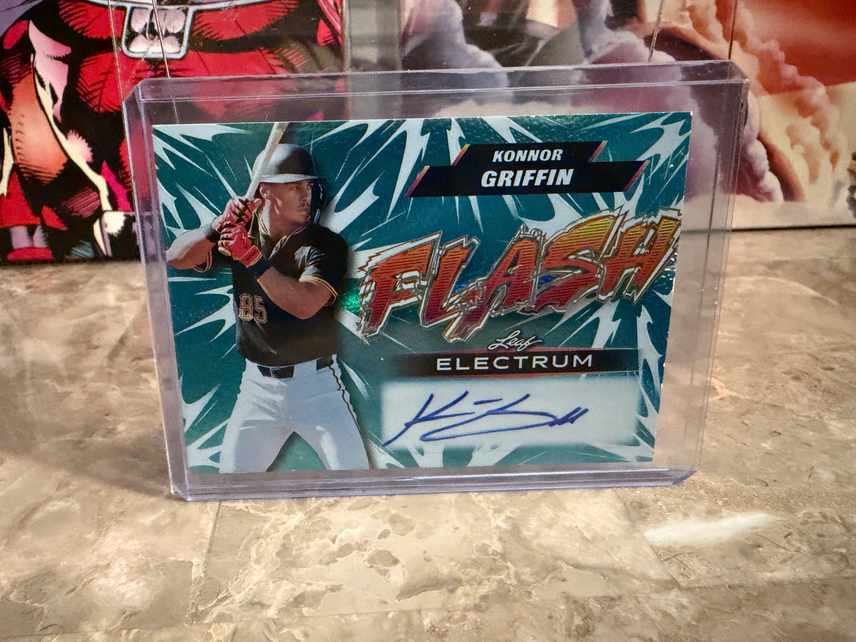 Konnor Griffin 2026 Leaf Electrum Flash Auto Platinum /6