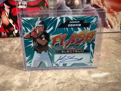 Konnor Griffin 2026 Leaf Electrum Flash Auto Platinum /6