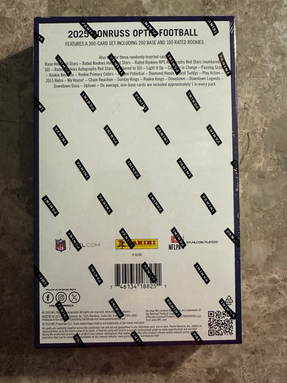 2025 Panini Donruss Optic Football NFL Hobby International Box - Sealed