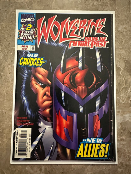 Wolverine Days of Future Past #1-2 High Grade (Marvel 1997)