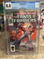 Transformers #1 CGC 8.0 WP (1984 Marvel)