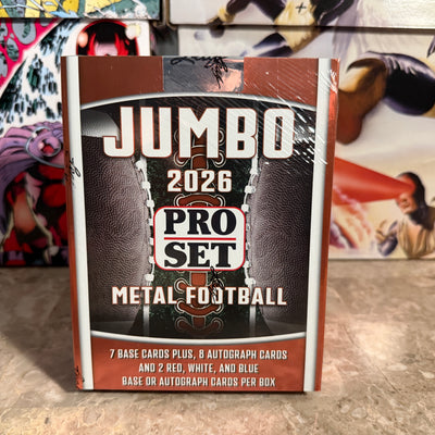 2026 Leaf Pro Set Metal Football Jumbo Hobby Box