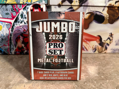 2026 Leaf Pro Set Metal Football Jumbo Hobby Box