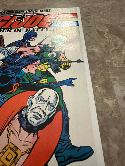 G.I. Joe: Order of Battle #1-3 Some Newsstand (Marvel 1986)