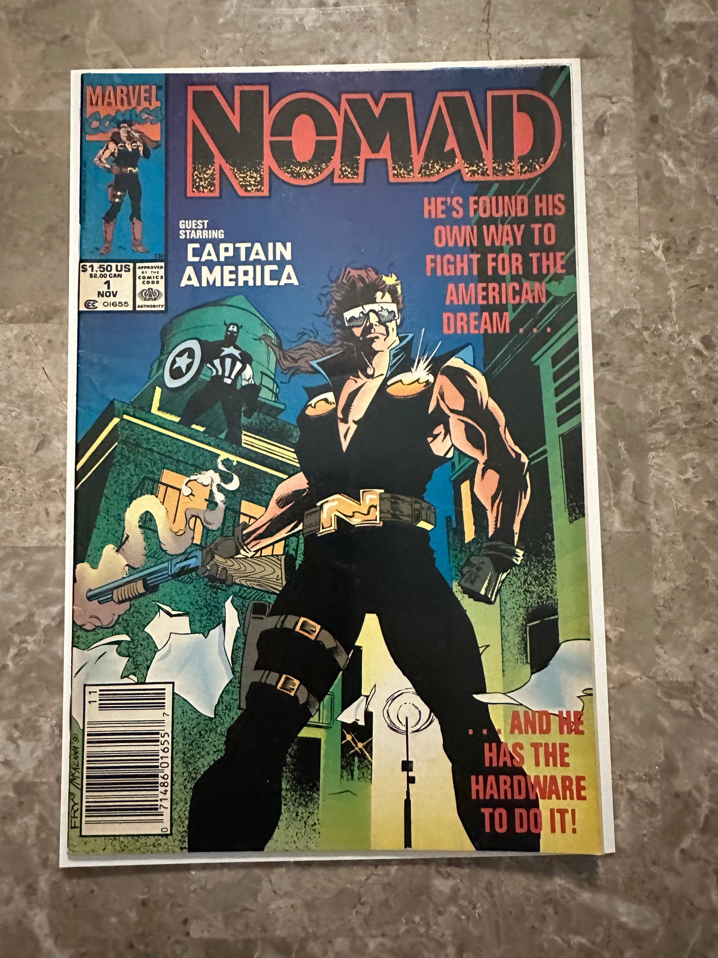 Nomad Limited Series #1-3 Newsstand Mid Grade (Marvel Comics 1990)