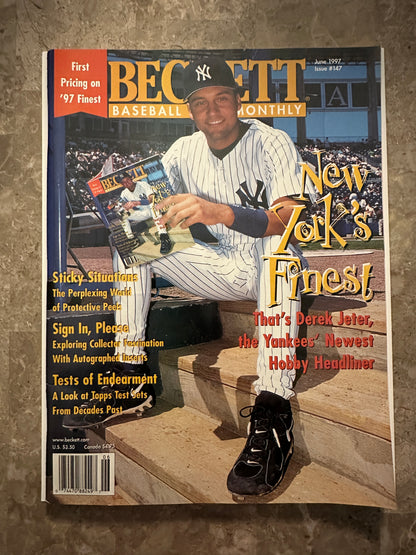 Beckett #147 (June 1997) - Jeter Cover - Great Shape