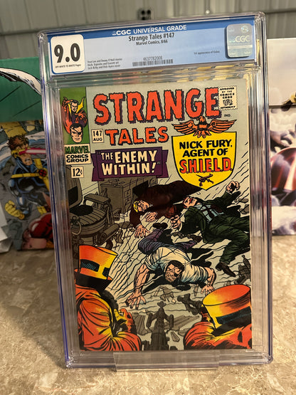 Strange Tales #147 CGC 9.0 (1966 Marvel) - Brand New Case