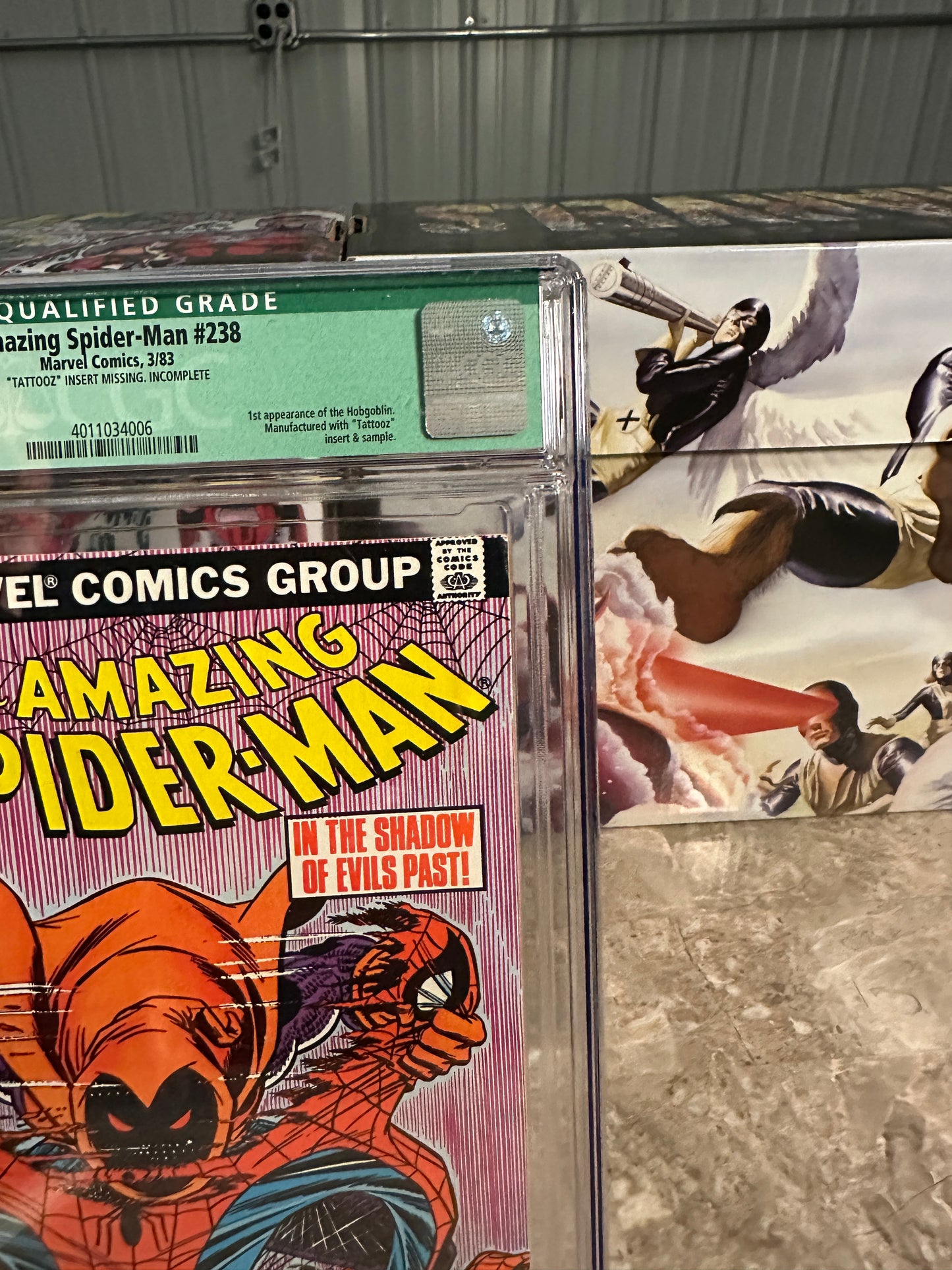 Amazing Spider-Man #238 Newsstand CGC 5.5 Qualified No Tattooz (1983 Marvel)