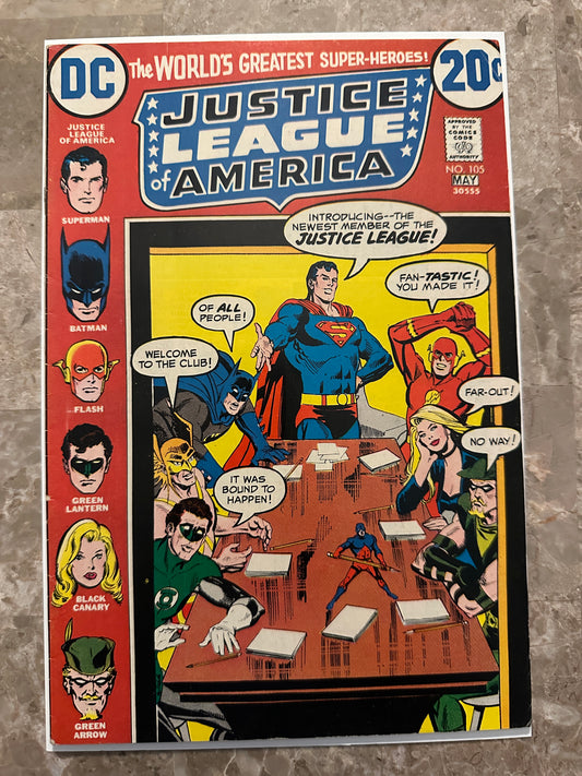 Justice League of America #105 FN 6.0 (1973 DC Comics)