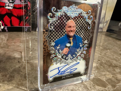 Jay Glazer 2026 Leaf Signature Series Sports Base PTEG Clear Auto Silver 1/1