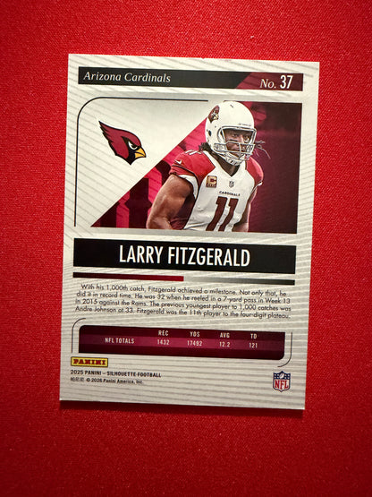 Larry Fitzgerald 2025 Panini Silhouette Football Base /15 #37