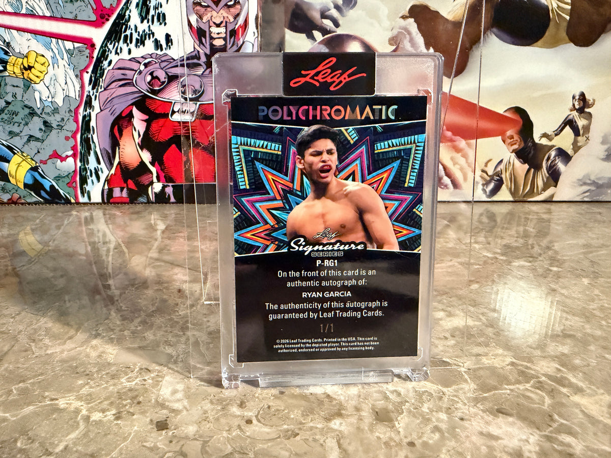 Ryan Garcia 2026 Leaf Signature Series Polychromatic Auto Red 1/1