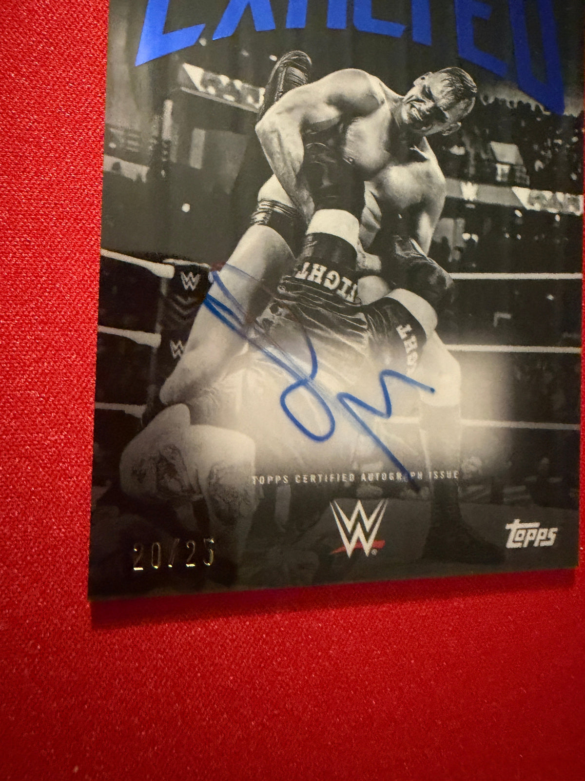 Gunther 2026 Topps Exalted WWE Black and White Signatures /25 + Base Lot