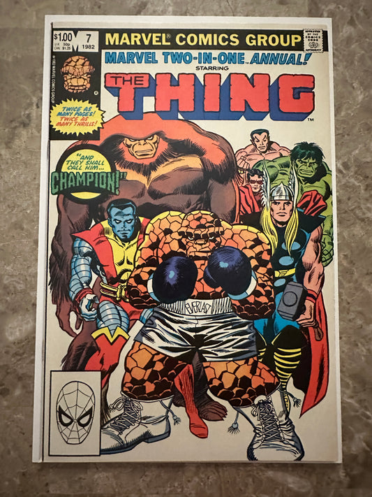 Marvel Two-In-One Annual #7 VF+ 8.5 (Marvel Comics 1982)
