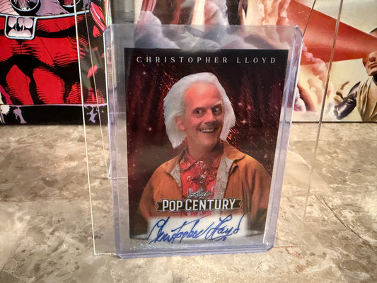 Christopher Lloyd 2026 Leaf Pop Century Base Red Shimmer 1/1