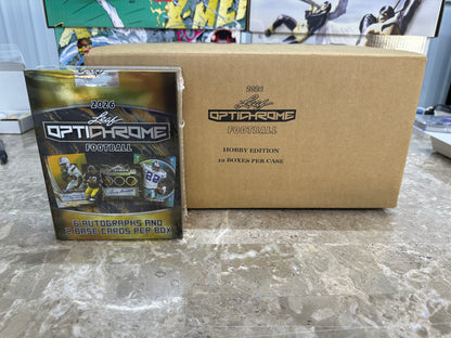 Leaf Optichrome Football Hobby 12-Box Case (2026)