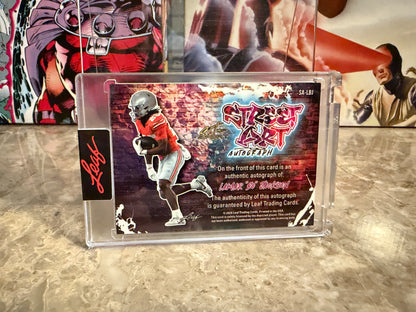 Lamar "Bo" Jackson 2026 Leaf Art of Sport Street Art Auto Bronze /35