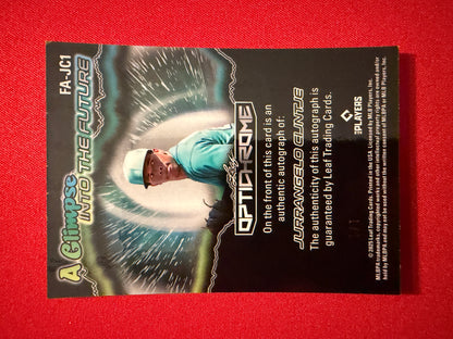 Jurrangelo Cijntje 2025 Leaf Optichrome Baseball Glimpse Into Future Auto Black 1/1