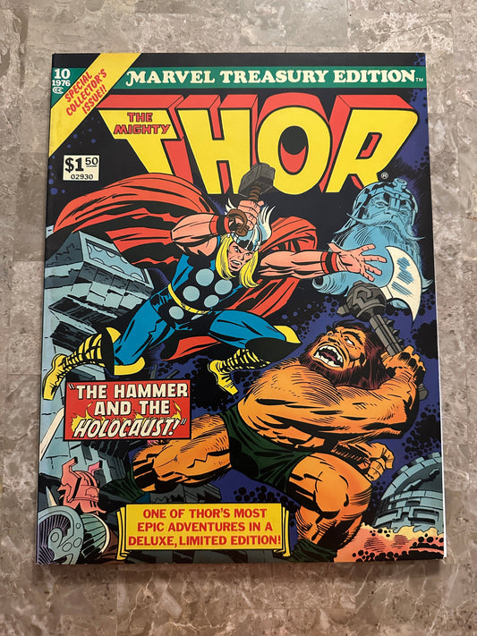 Marvel Treasury Edition #10 VF- 7.5 (1974 Marvel) - Glossy Copy