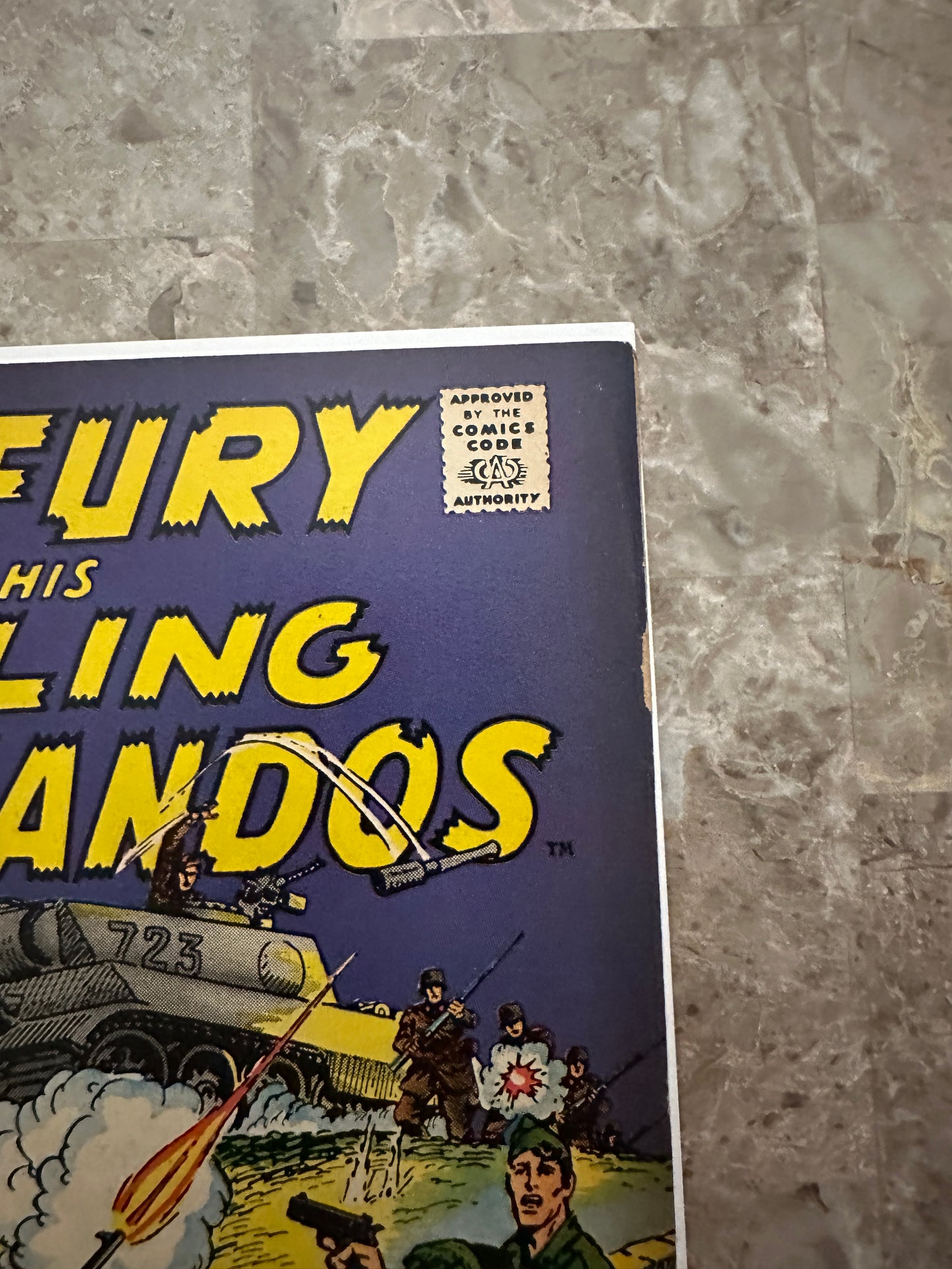 Sgt Fury #63 FN- 5.5 (Marvel Comics 1969) - Higher Grade with tanning