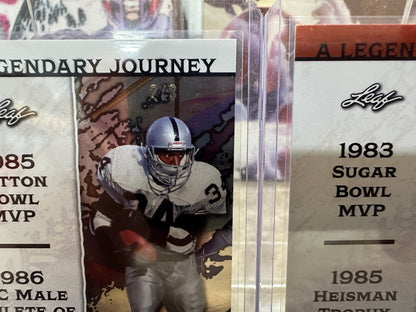 BO JACKSON & BARRY SANDERS 2026 Paydirt Legendary Journey Lot - /3, /30, /75