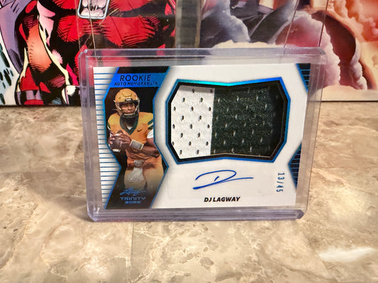 2026 Leaf Trinity DJ Lagway Rookie Auto Mem Multicolor Patch /45
