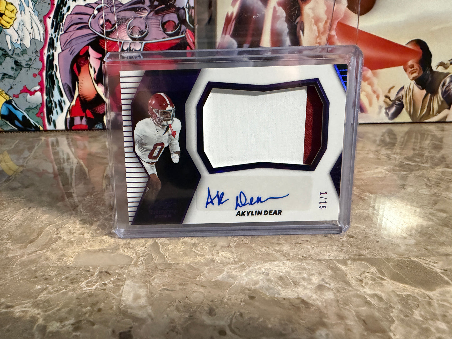 Akylin Dear 2026 Leaf Trinity Rookie Auto Memorabilia Multicolor Patch /15