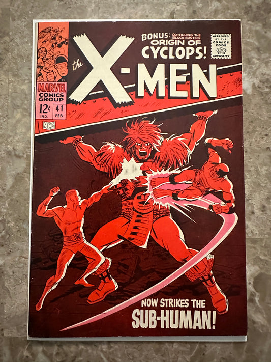 X-Men #41 FN/VF 7.0 (1968 Marvel Comics) - Presents very nicely