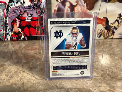 Jeremiyah Love 2025 Panini Silhouette Football Base Purple /125 #11