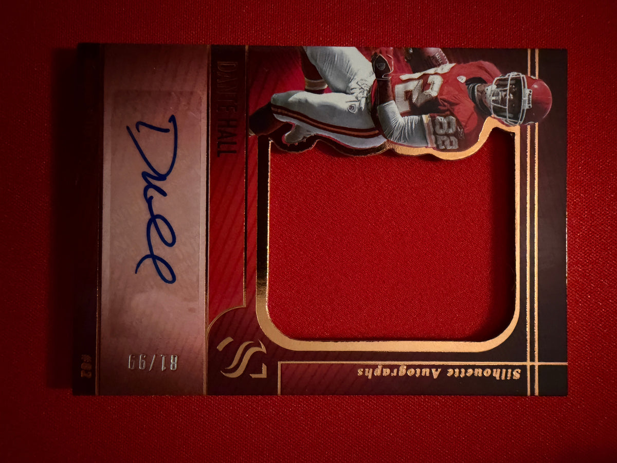 Dante Hall 2025 Panini Silhouette Football Silhouette Autographs /99