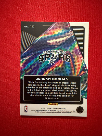 Jeremy Sochan 2022-23 Panini Recon Future Legends RC #10