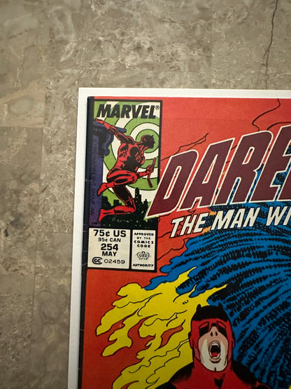 Daredevil #254 Newsstand VG/FN 5.0 (1988 Marvel) - Nice copy for grade