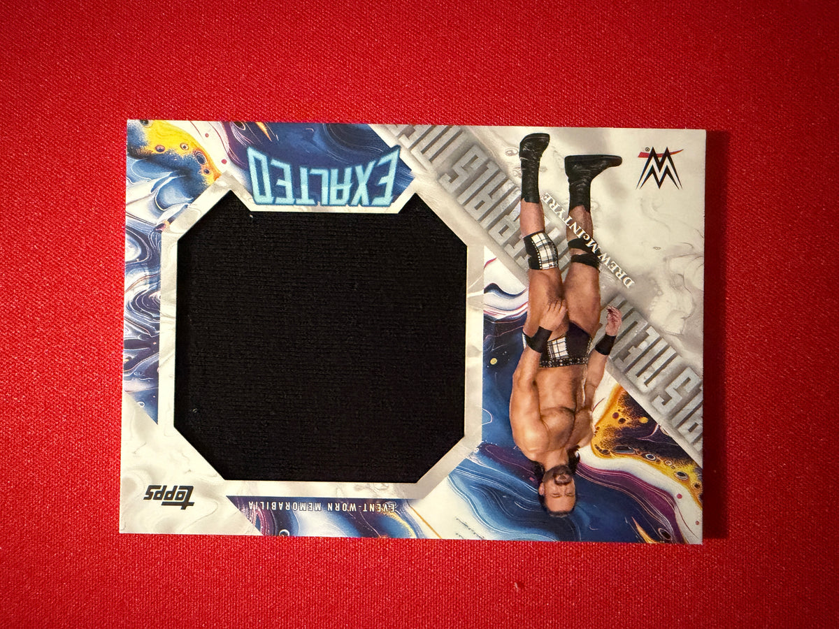 Drew McIntyre 2026 Topps Exalted WWE Mega Materials Event Worn Relic