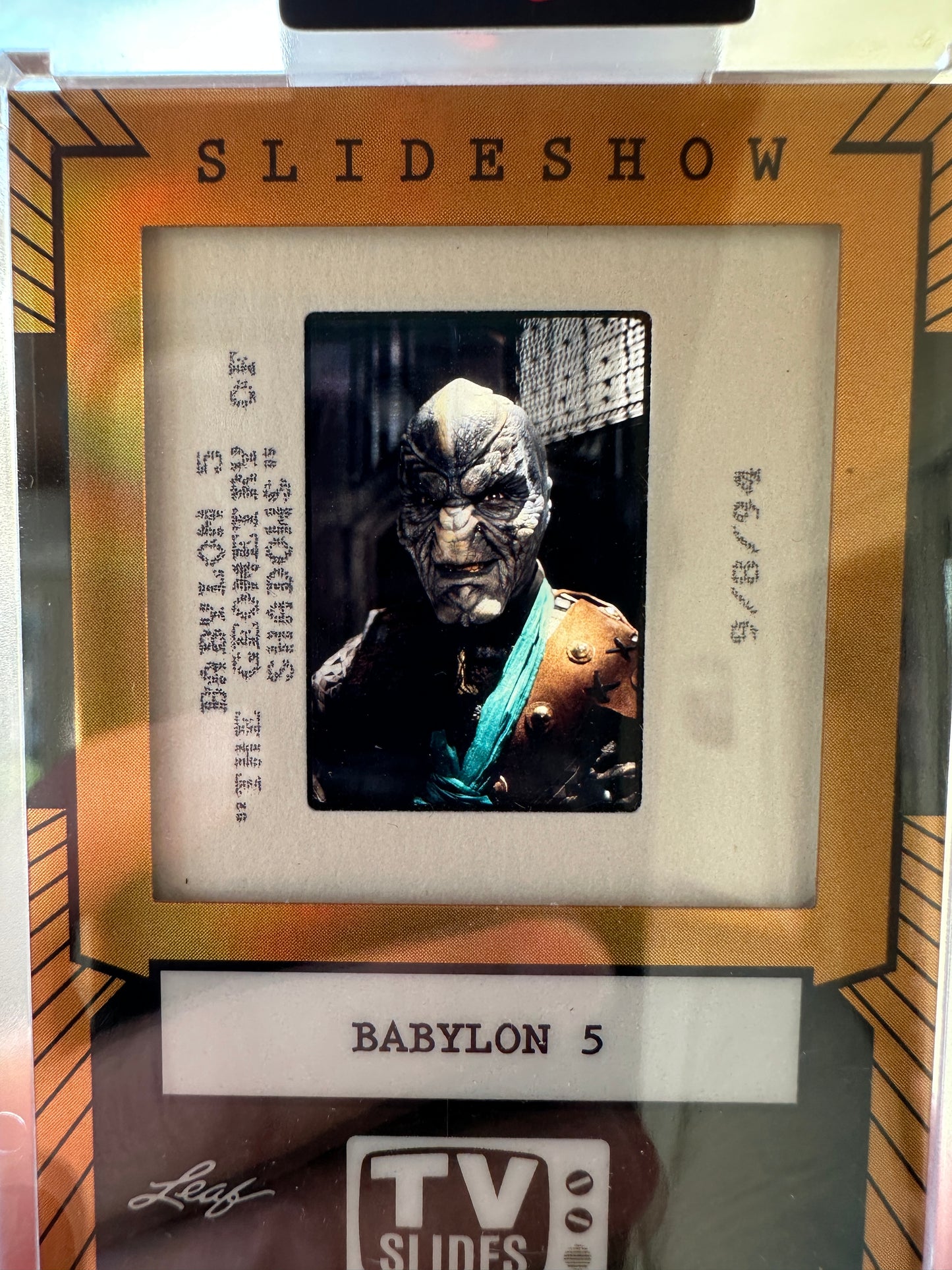 2026 Leaf Slideshow BABYLON 5 Metal /25 Drazi + Bill Mumy + Stephen Franklin LOT