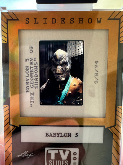 2026 Leaf Slideshow BABYLON 5 Metal /25 Drazi + Bill Mumy + Stephen Franklin LOT