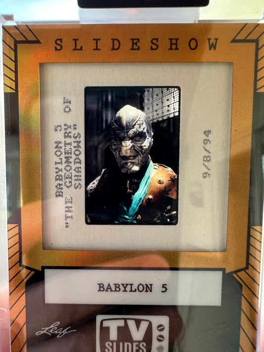2026 Leaf Slideshow BABYLON 5 Metal /25 Drazi + Bill Mumy + Stephen Franklin LOT