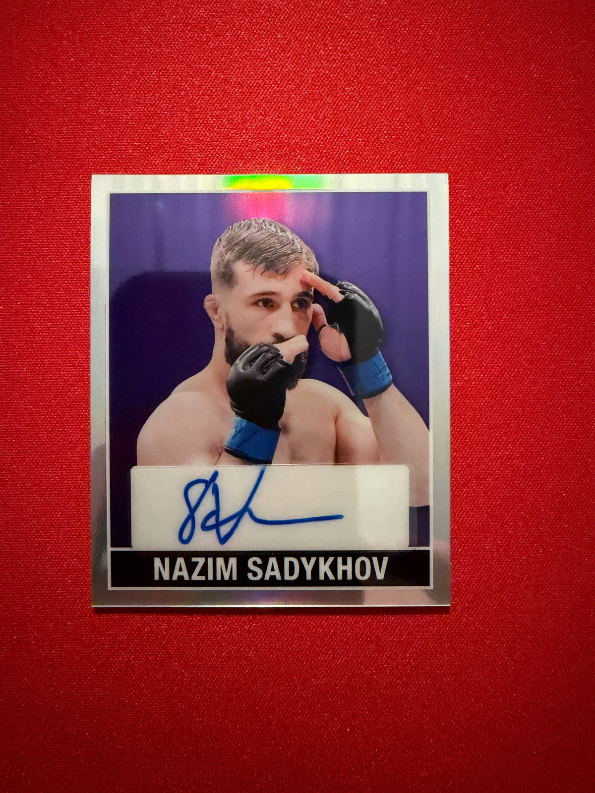 Nazim Sadykhov 2026 Leaf Metal Ring Kings 1948 Auto Purple 7/7 Bookend