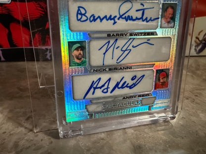 Gruden Switzer Sirianni Reid 2026 Leaf Spectacular Football Four 4 Pillars Auto /6