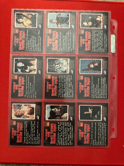 1995 Rocky Horror Picture Show Trading Card Set (90 cards)