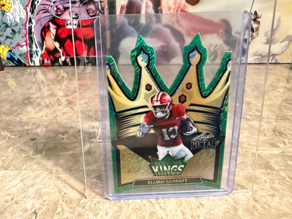 2026 Leaf Metal Football Elijah Sarratt Scoring Kings Green Shimmer /3