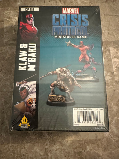 Marvel Crisis Protocol: Klaw and M'Baku Character Pack